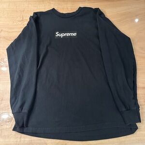 Supreme Black Cotton Tee